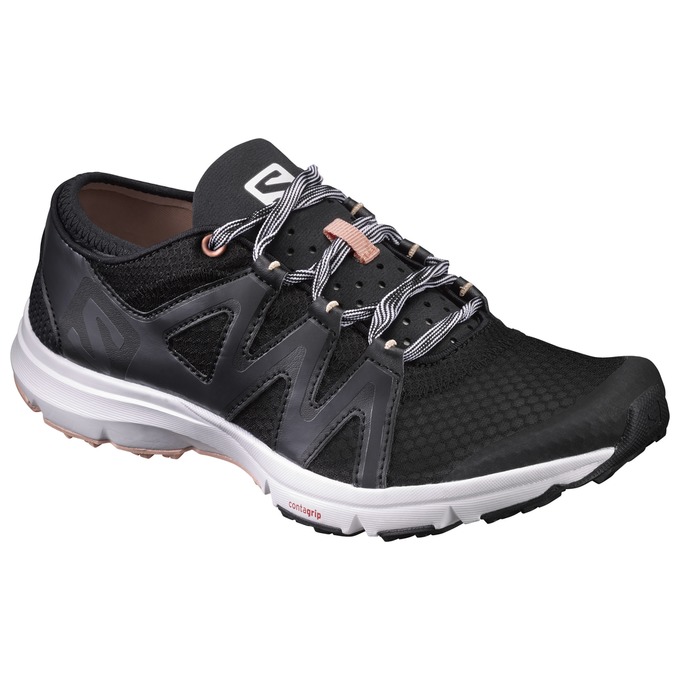 Chaussures Aquatiques Salomon Femme Noir - Salomon CROSSAMPHIBIAN SWIFT W - France (7120-KFYGW)